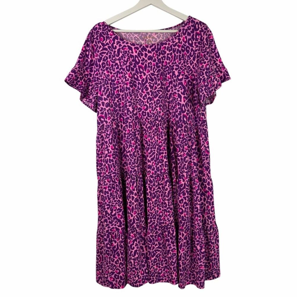 Lilly Pulitzer Jodee Swing Dress Purple Berry My Favorite Spot XL